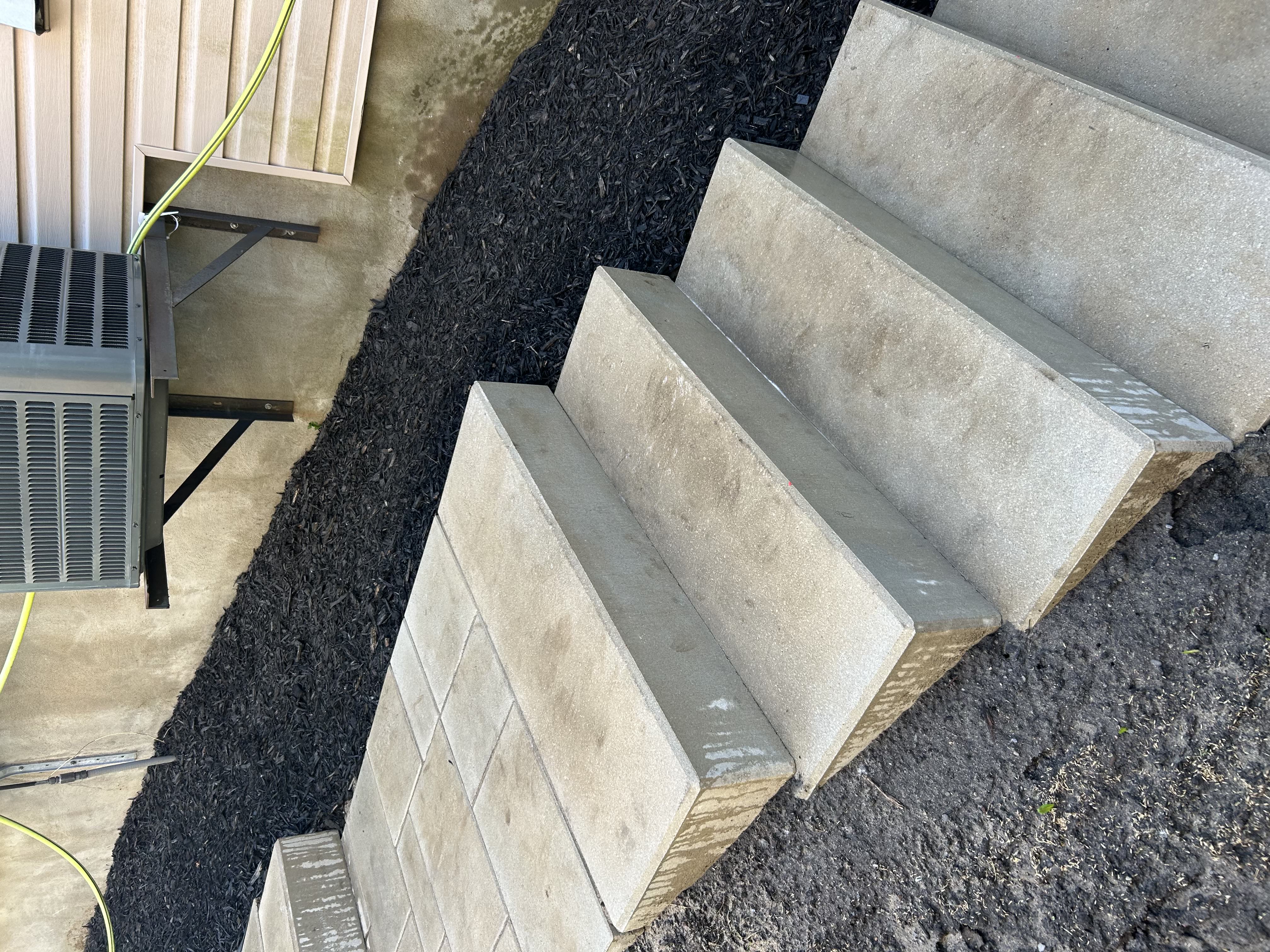 Natural limestone steps commercial Ottawa