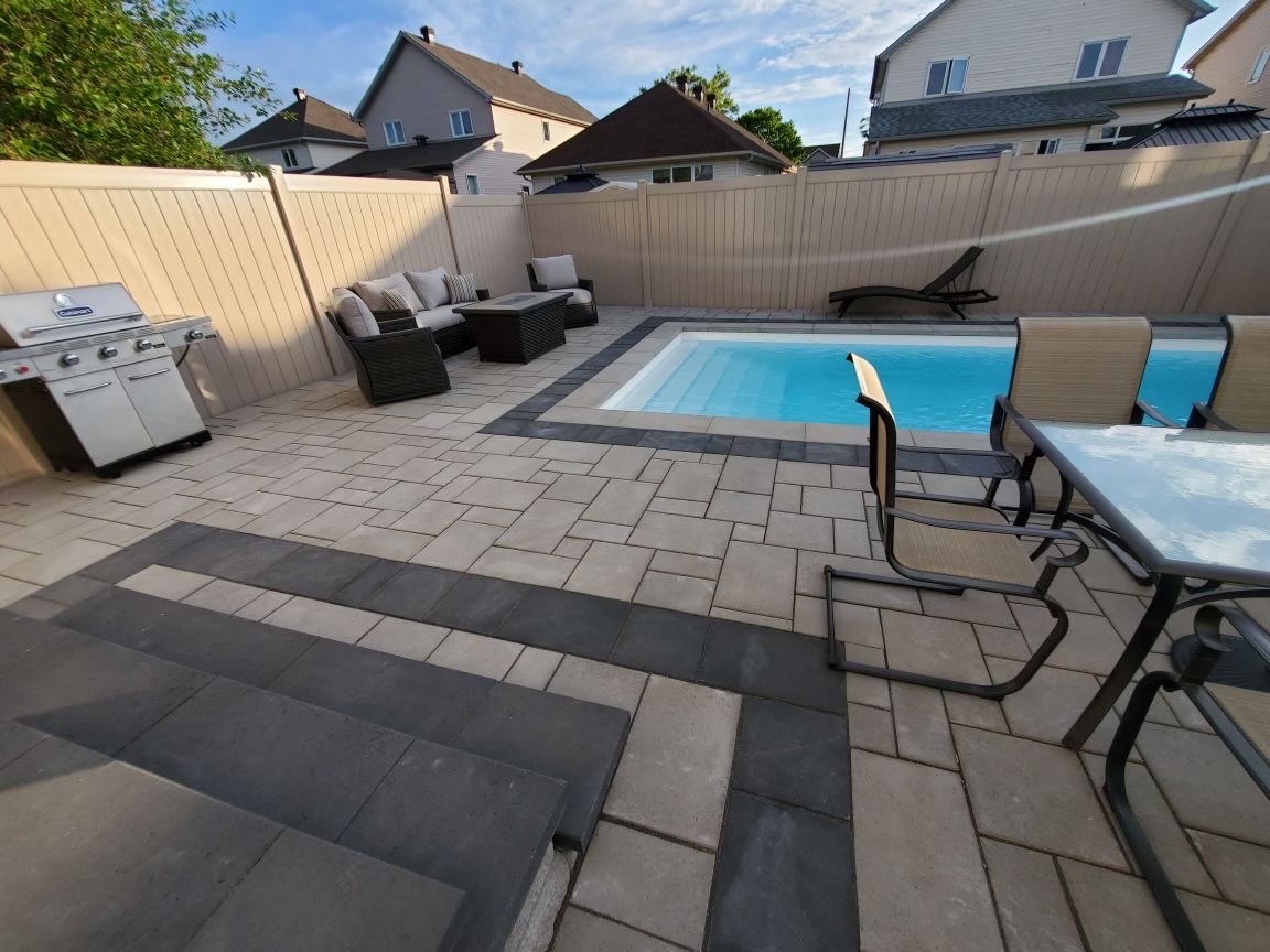 Pool patio surround interlock Rockland